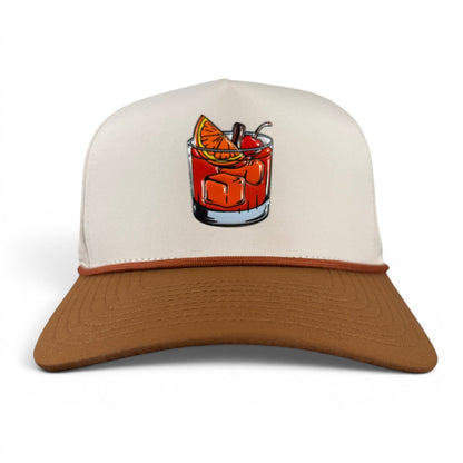 Old Fashioned Golf Hat | Snapback Cap | Built-in Magnetic Ball Marker Holder + Marker Included | Adjustable - Club Rehab