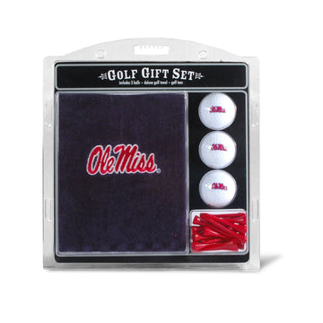Ole Miss Rebels Embroidered Towel Golf Gift Set