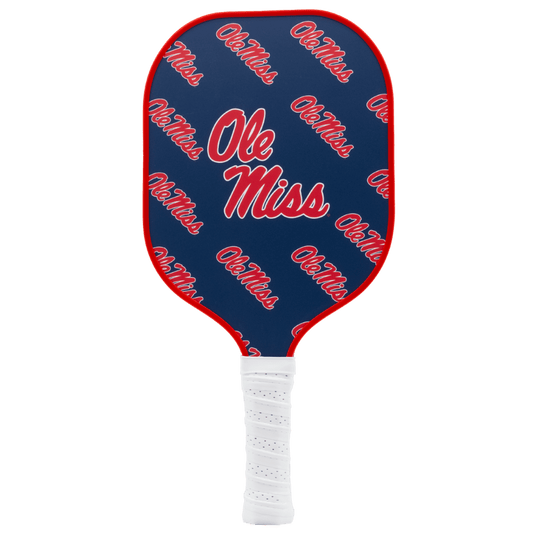 Ole Miss Rebels Pickleball Paddle | Carbon Fiber Face | 12mm Core - Club Rehab