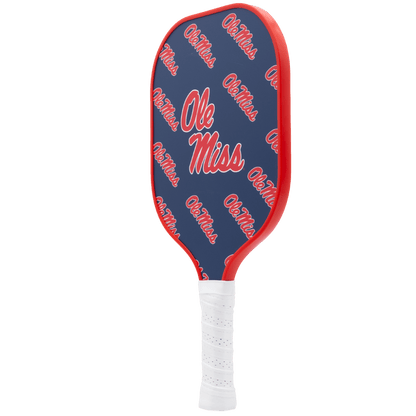 Ole Miss Rebels Pickleball Paddle | Carbon Fiber Face | 12mm Core - Club Rehab