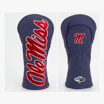 Ole Miss Rebels Solid Quilted Fairway Headcover