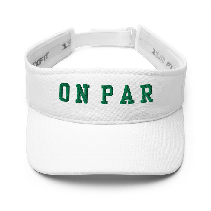 On Par Embroidered Golf Visor for Women - Club Rehab