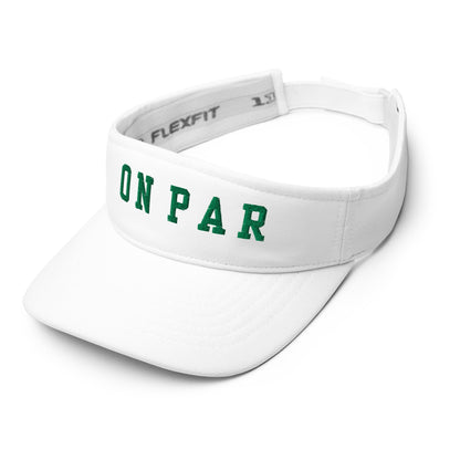 On Par Embroidered Golf Visor for Women - Club Rehab