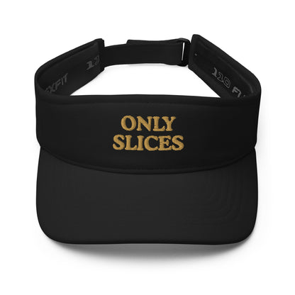 Only Slices Women’s Golf Embroidered Visor - Black - Club Rehab