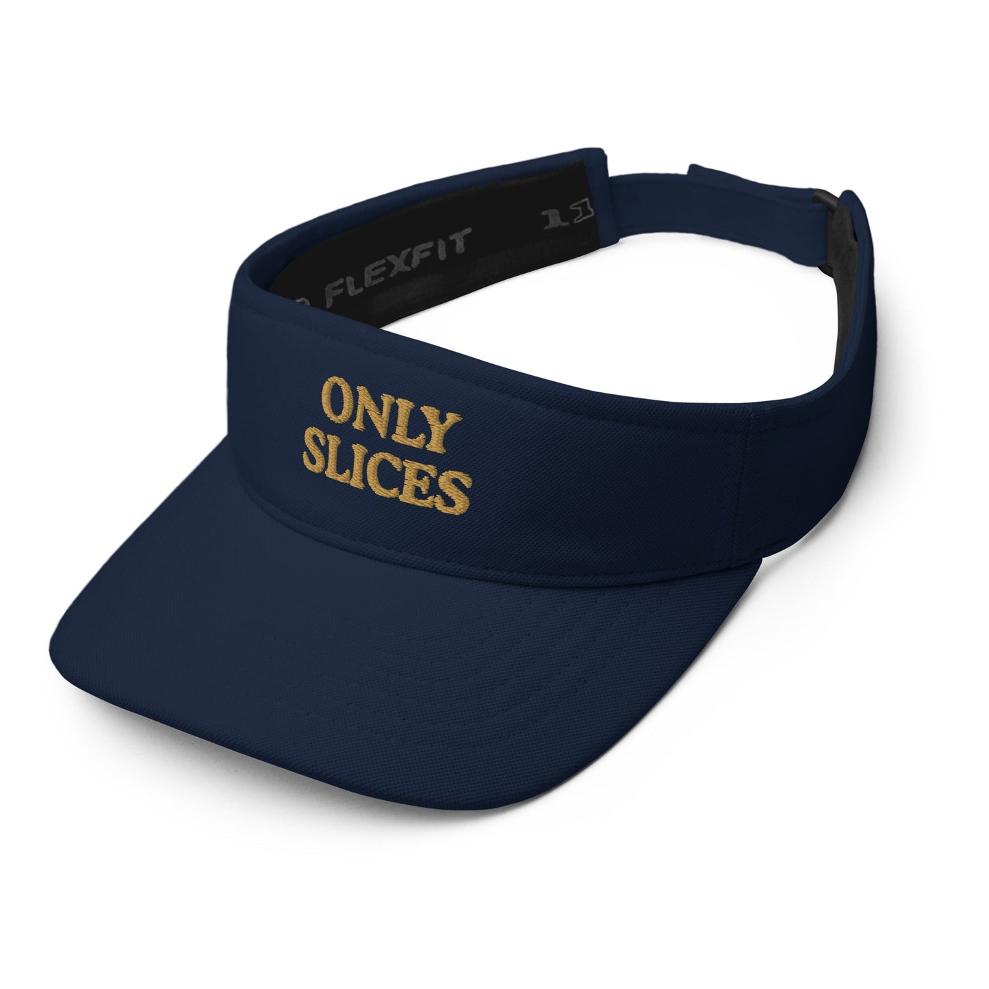 Only Slices Women’s Golf Embroidered Visor - Navy - Club Rehab