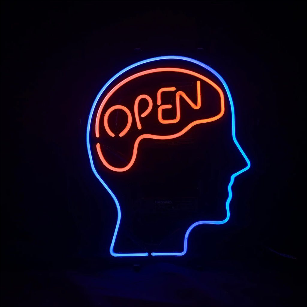 Open Mind Neon Light Sign - Club Rehab