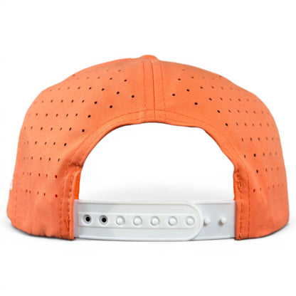 Orange Dream Golf Hat | Snapback Cap | Built-in Magnetic Ball Marker Holder + Marker Included | Adjustable - Club Rehab