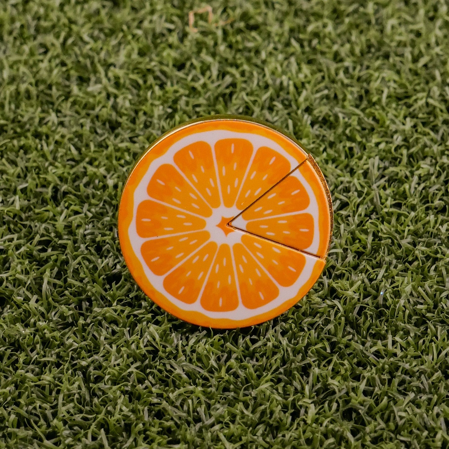 Orange "Slice" Premium Ball Marker - Club Rehab