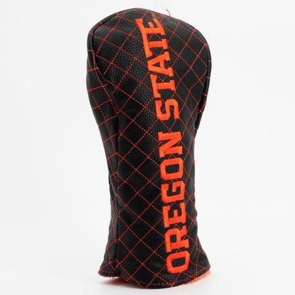 Oregon State Beavers Quilted Headcovers – Go Beavs Collection - Fairway Solid - Club Rehab