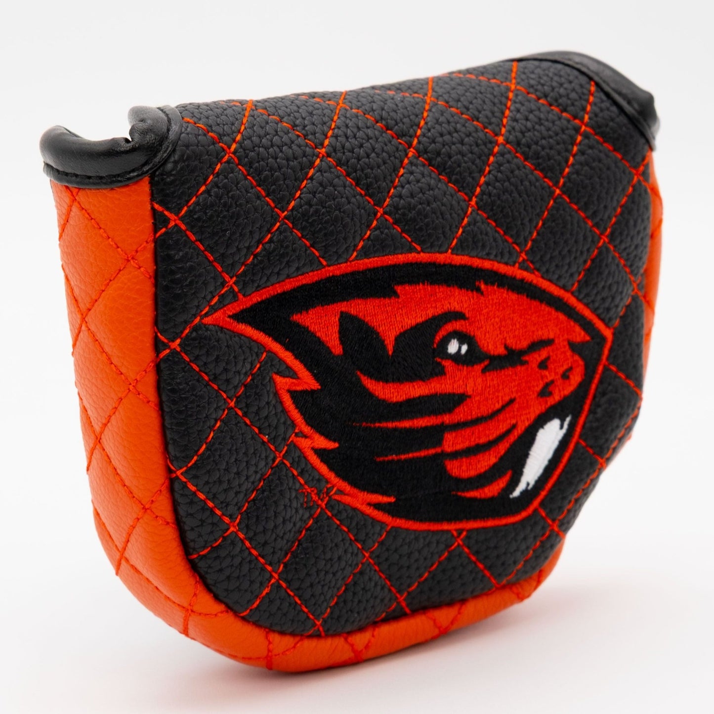 Oregon State Beavers Quilted Headcovers – Go Beavs Collection - Mallet Putter Solid - Club Rehab