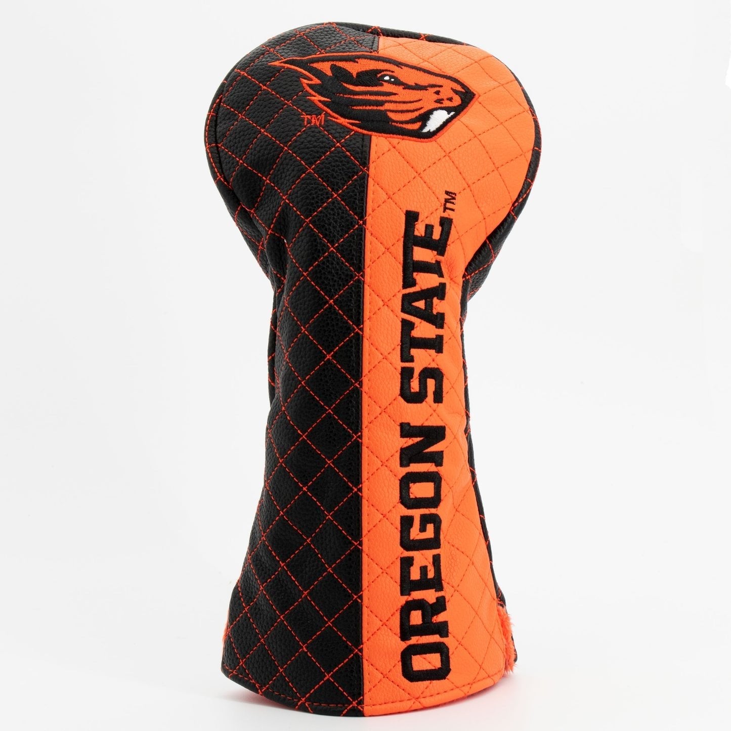 Oregon State Beavers Quilted Headcovers – Go Beavs Collection - Driver Split - Club Rehab