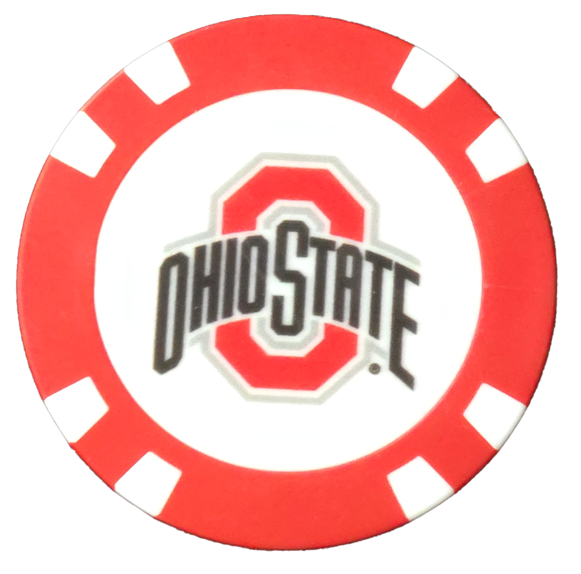 Officially Licensed Ohio State Buckeyes Poker Chip Ball Marker