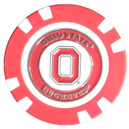 Officially Licensed Ohio State Buckeyes Poker Chip Ball Marker