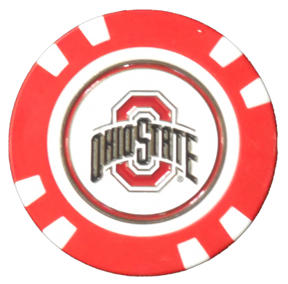 Officially Licensed Ohio State Buckeyes Poker Chip Ball Marker