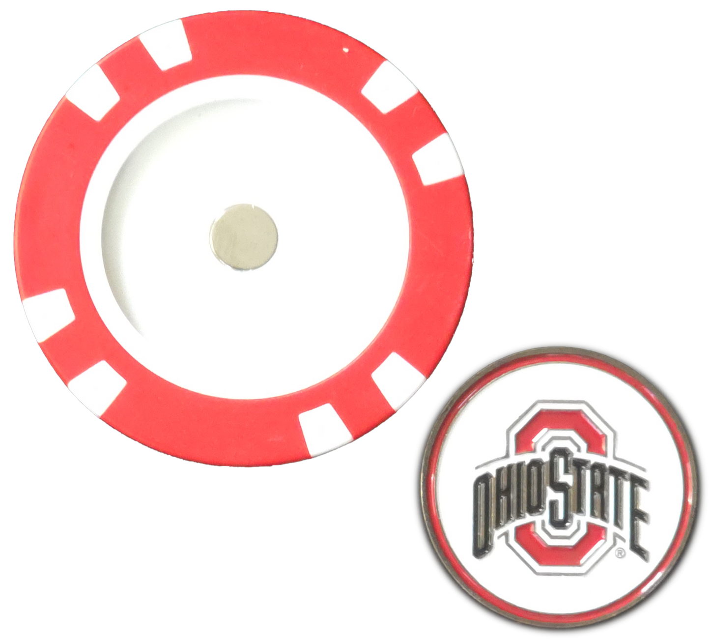 Officially Licensed Ohio State Buckeyes Poker Chip Ball Marker