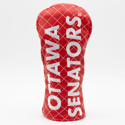 Ottawa Senators solid fairway quilted golf headcover