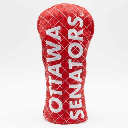 Ottawa Senators solid fairway quilted golf headcover