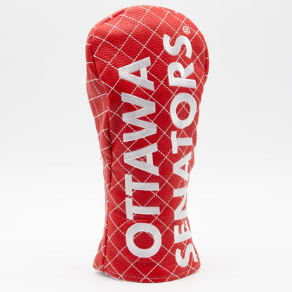 Ottawa Senators solid fairway quilted golf headcover alternate view