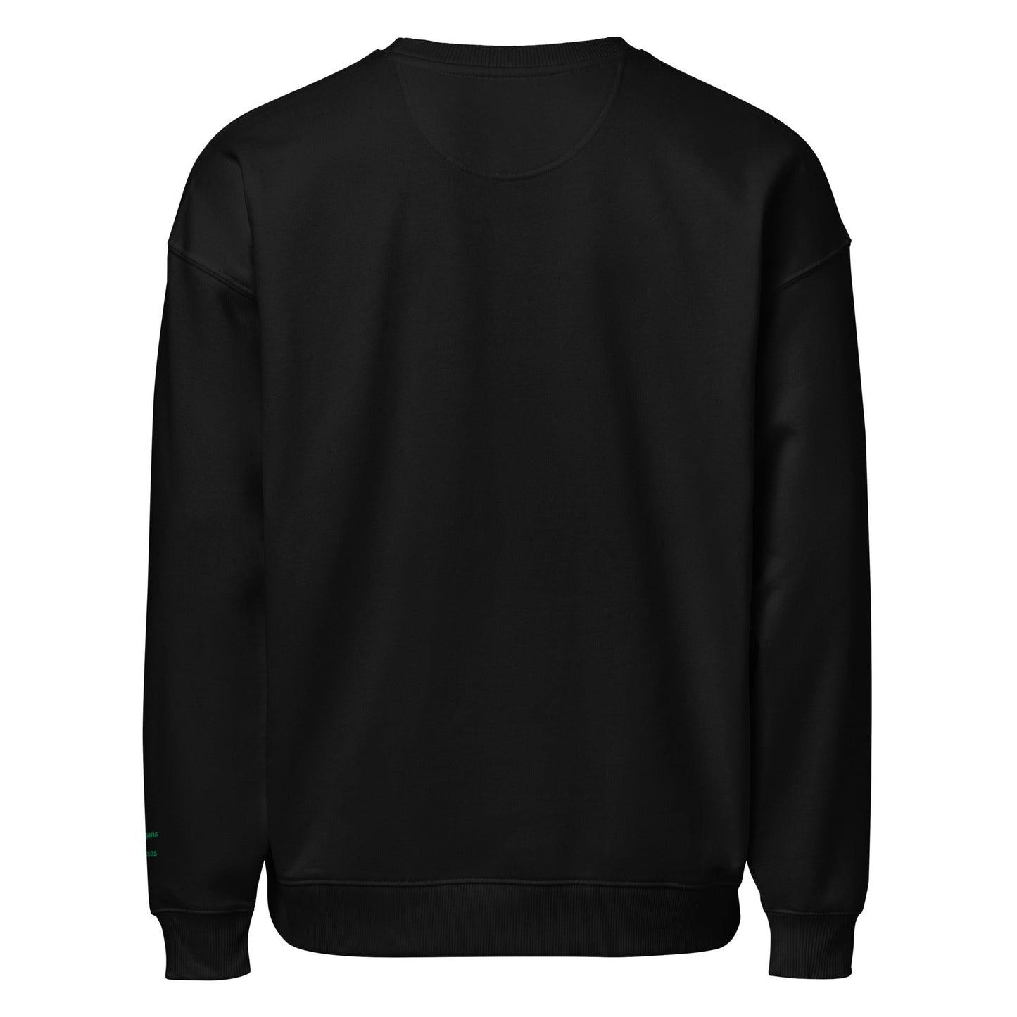Oversized Embroidered GOLF Sweatshirt – Mulligans & Mimosas Sleeve Detail - Black S - Club Rehab