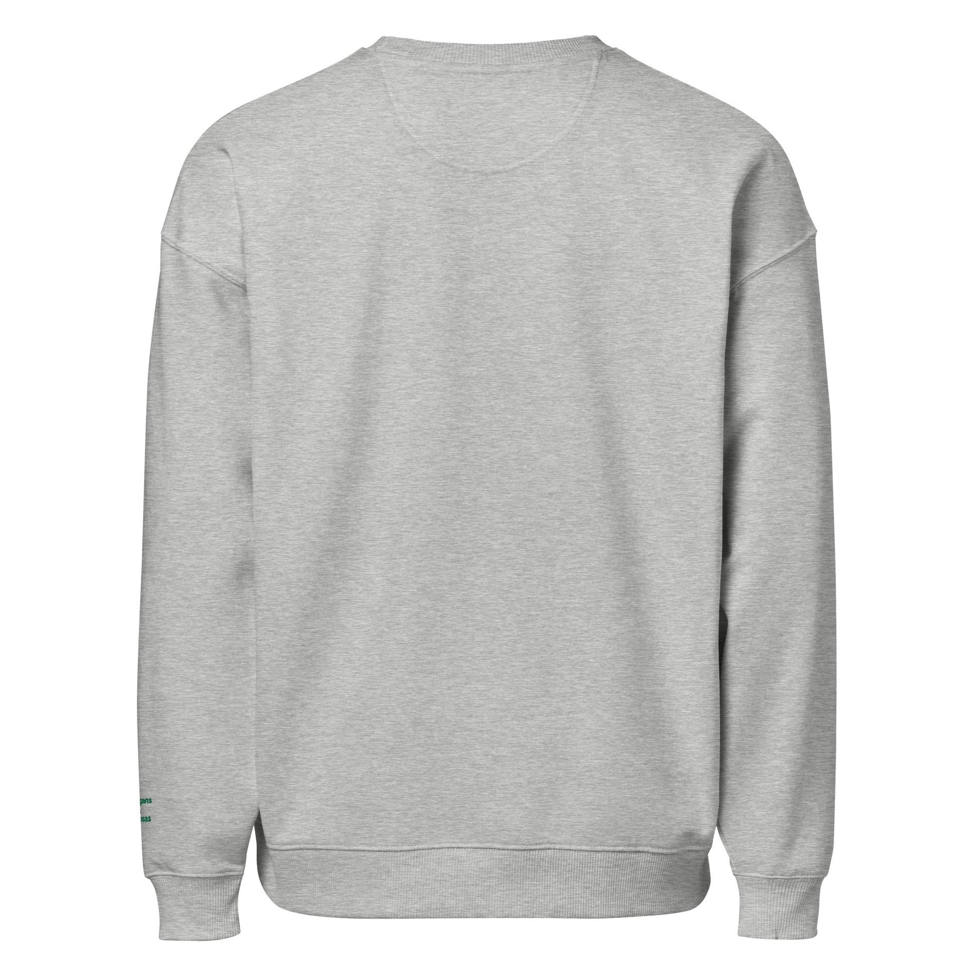 Oversized Embroidered GOLF Sweatshirt – Mulligans & Mimosas Sleeve Detail - Heather Grey S - Club Rehab