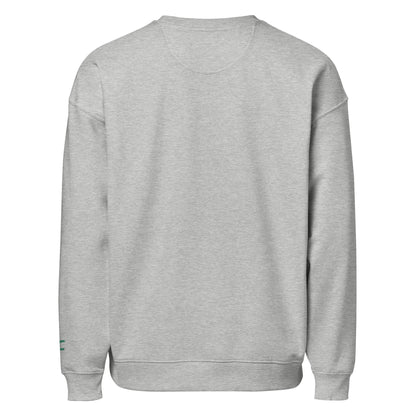Oversized Embroidered GOLF Sweatshirt – Mulligans & Mimosas Sleeve Detail - Heather Grey S - Club Rehab