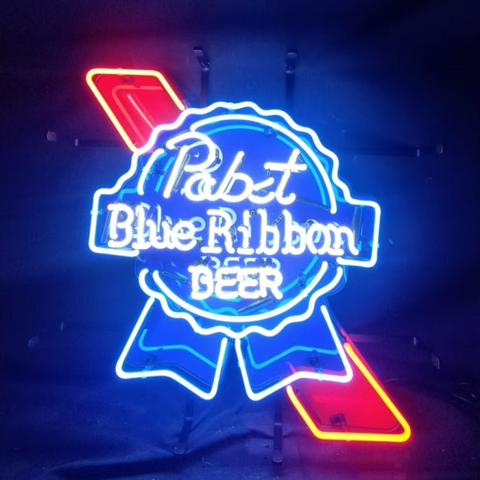 Pabst Blue Ribbon Beer Classic Neon Signs - Club Rehab