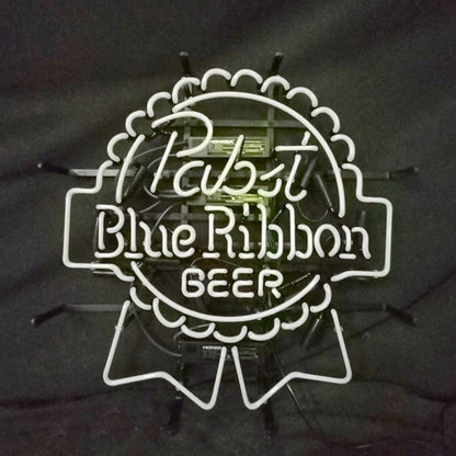 Pabst Blue Ribbon Beer Logo Neon Signs - Club Rehab