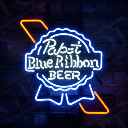 Pabst Blue Ribbon Beer Neon Signs - Club Rehab