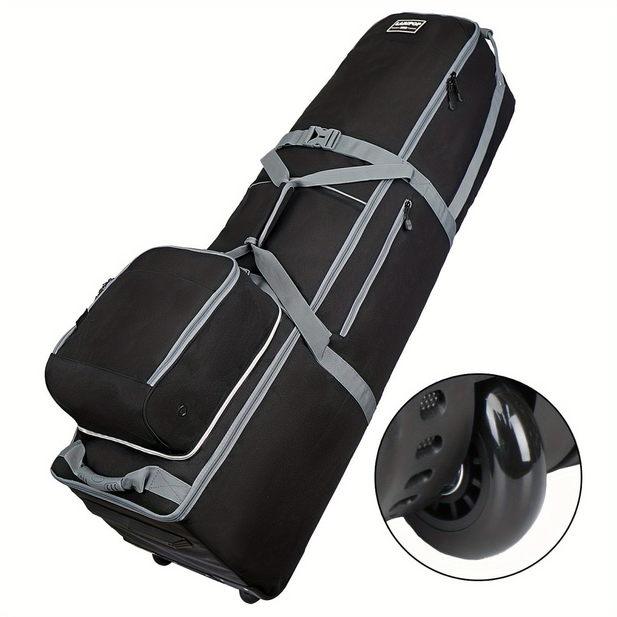 Padded Golf Travel Bag with Wheels - Club Rehab - Golf BagBlack45430462677184