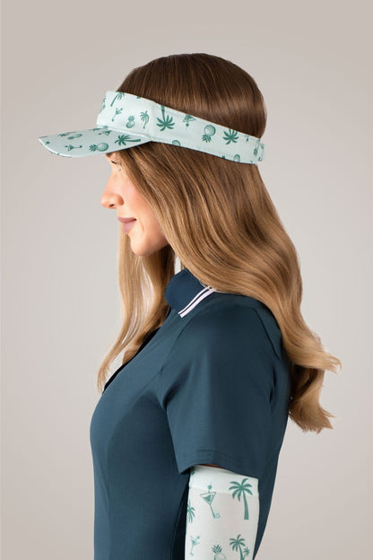 Palm Trees Sport Visor - Club Rehab