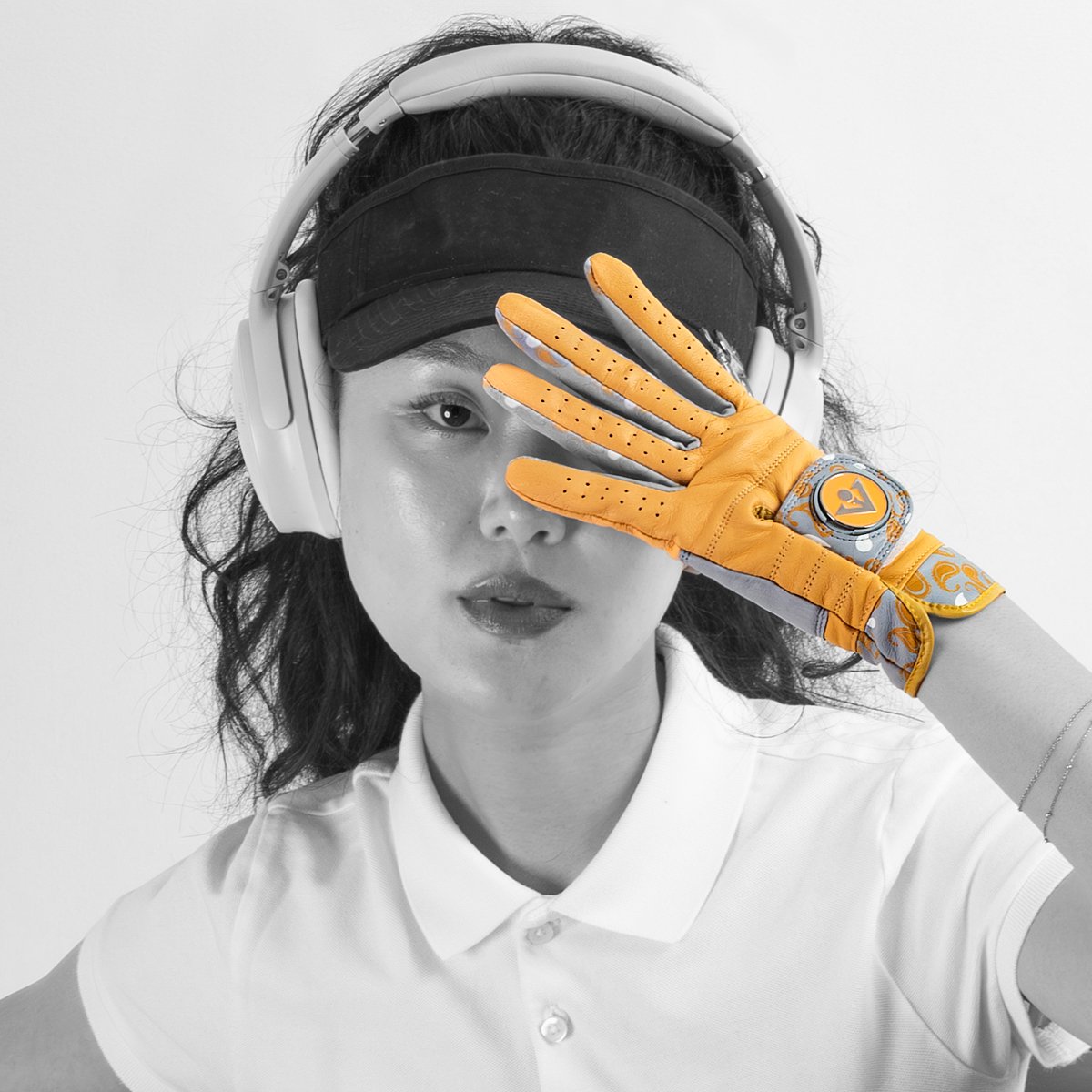 Park Paisley | Women's Gold Golf Glove - LH XS - Club Rehab