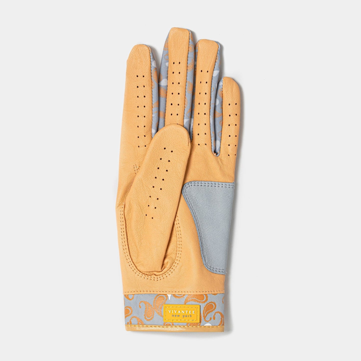 Park Paisley | Women's Gold Golf Glove - LH XS - Club Rehab