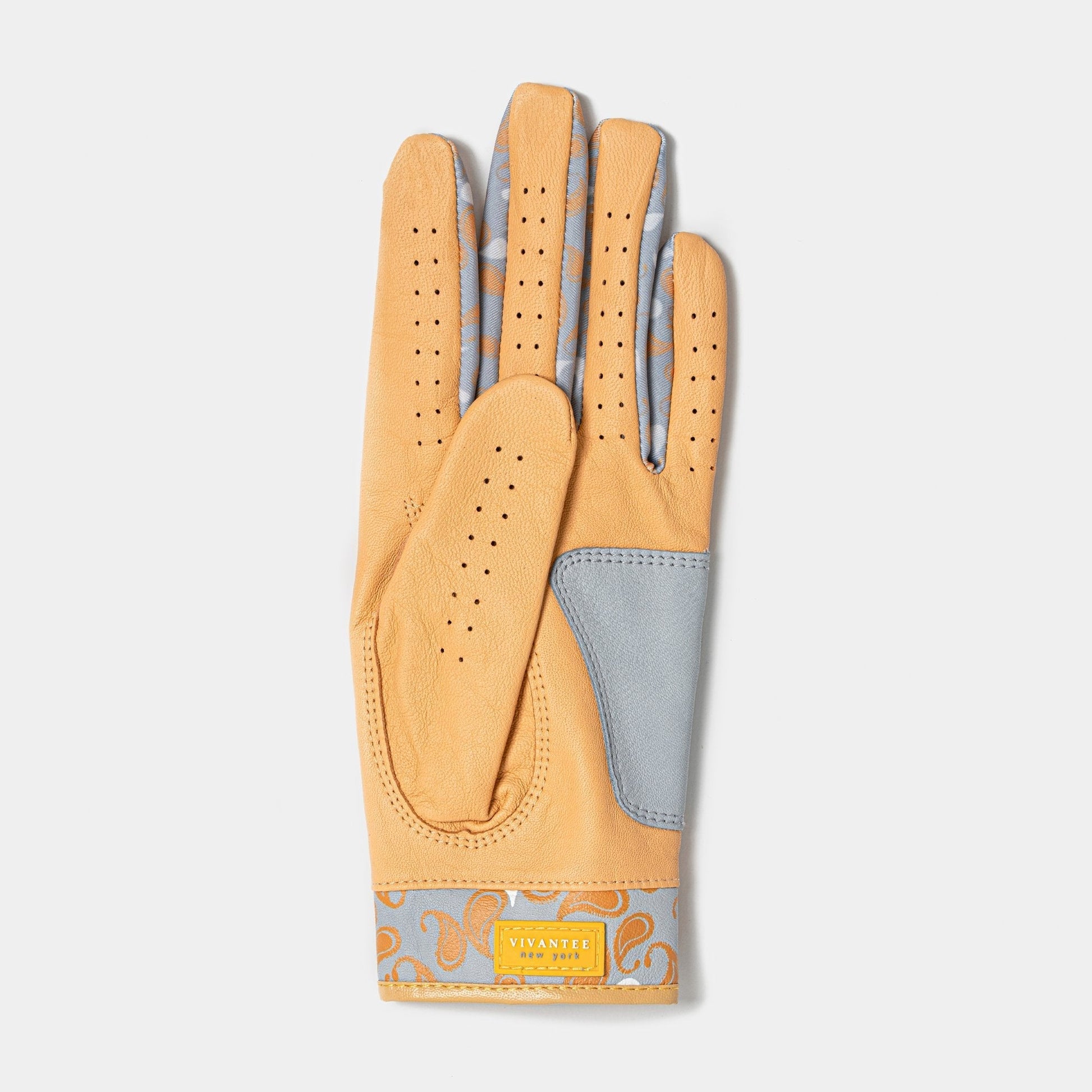 Park Paisley | Women's Gold Golf Glove - LH XS - Club Rehab