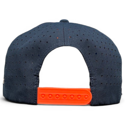 Parrot Patrol Golf Hat | Snapback Cap | Built - in Magnetic Ball Marker Holder + Marker Included | Adjustable Navy Parrot - Club Rehab