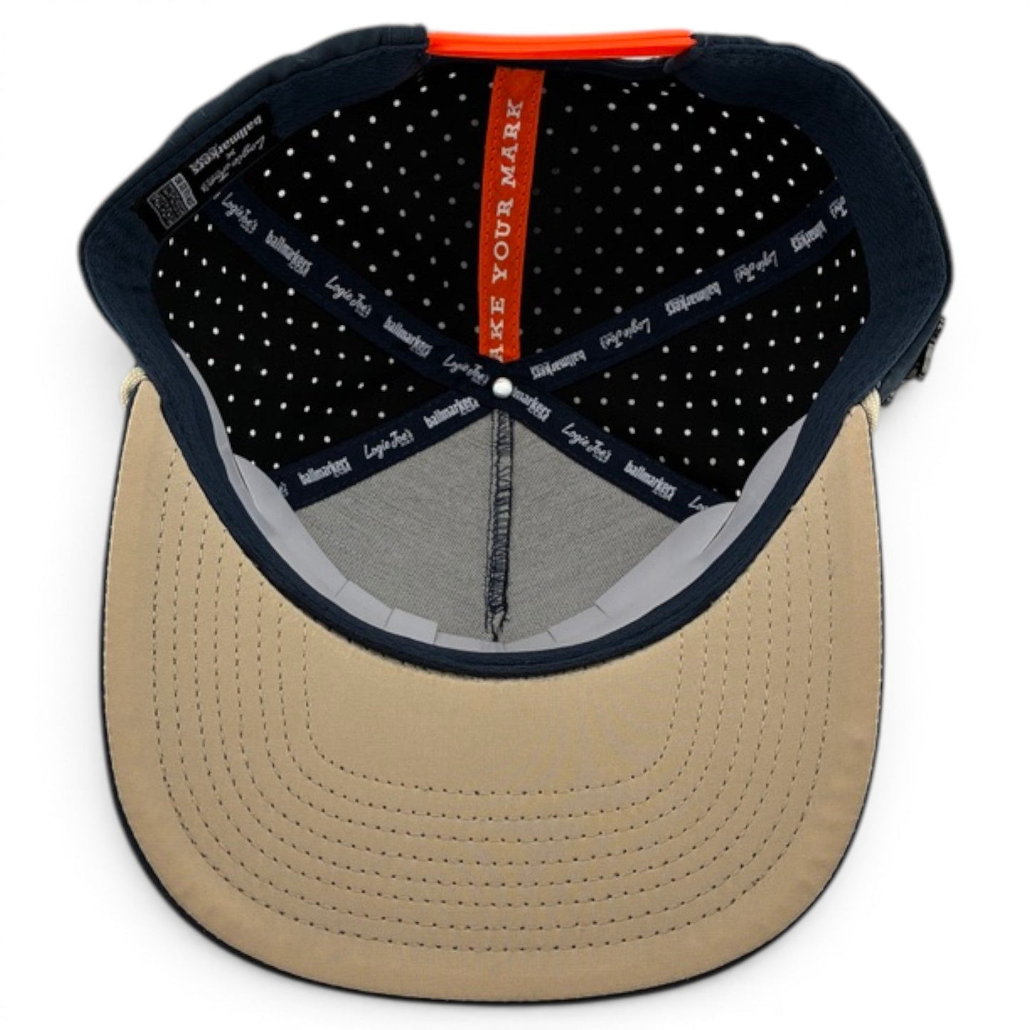 Parrot Patrol Golf Hat | Snapback Cap | Built - in Magnetic Ball Marker Holder + Marker Included | Adjustable Navy Parrot - Club Rehab