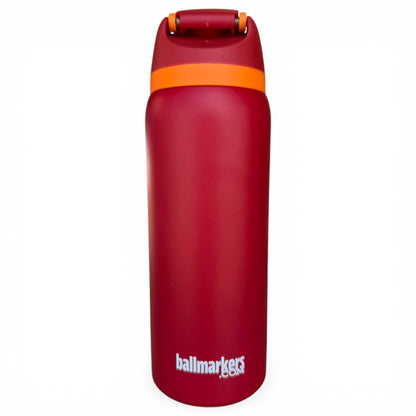 Parrot Patrol Hydration Bottle | 32oz Insulated Stainless Steel | Flip Straw Lid w/ Handle - Club Rehab