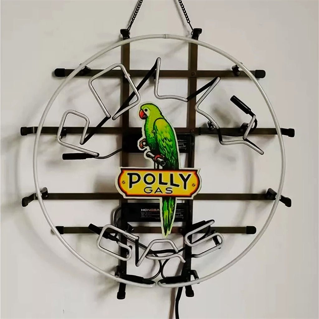 Parrot Polly Gas Neon Signs - Club Rehab
