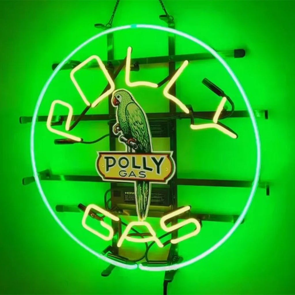 Parrot Polly Gas Neon Signs - Club Rehab
