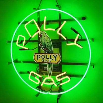Parrot Polly Gas Neon Signs - Club Rehab