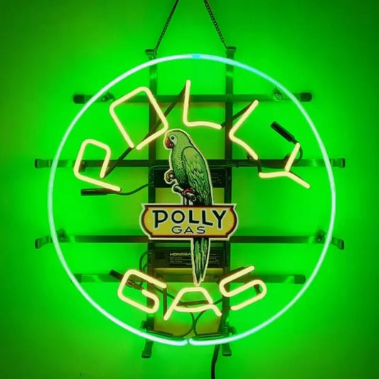 Parrot Polly Gas Neon Signs - Club Rehab