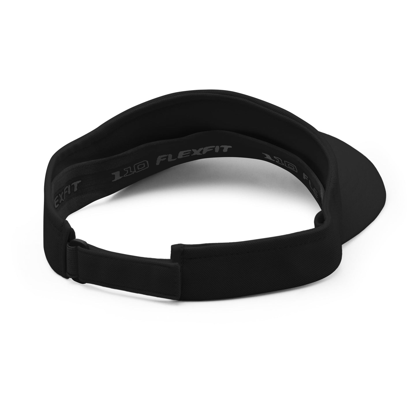 PARTEE Embroidered Golf Visor – Birdie Pop Collection - Black - Club Rehab