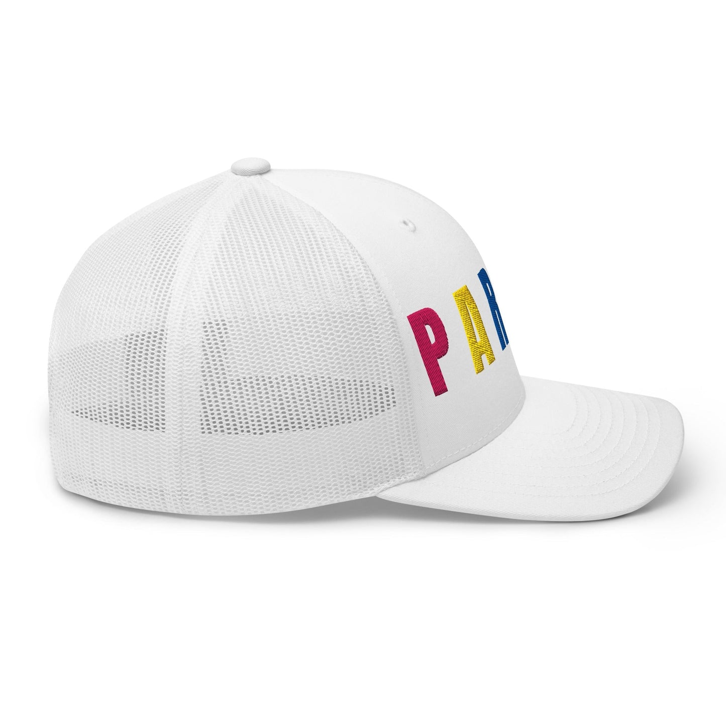 PARTEE Embroidered Trucker Hat - Birdie Pop Collection - White - Club Rehab