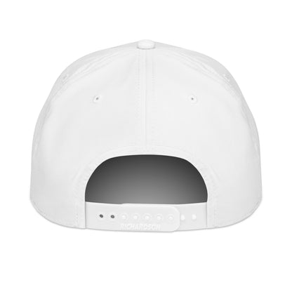 PARTEE Retro Golf Hat for Women - Birdie Pop Collection - White/Black - Club Rehab
