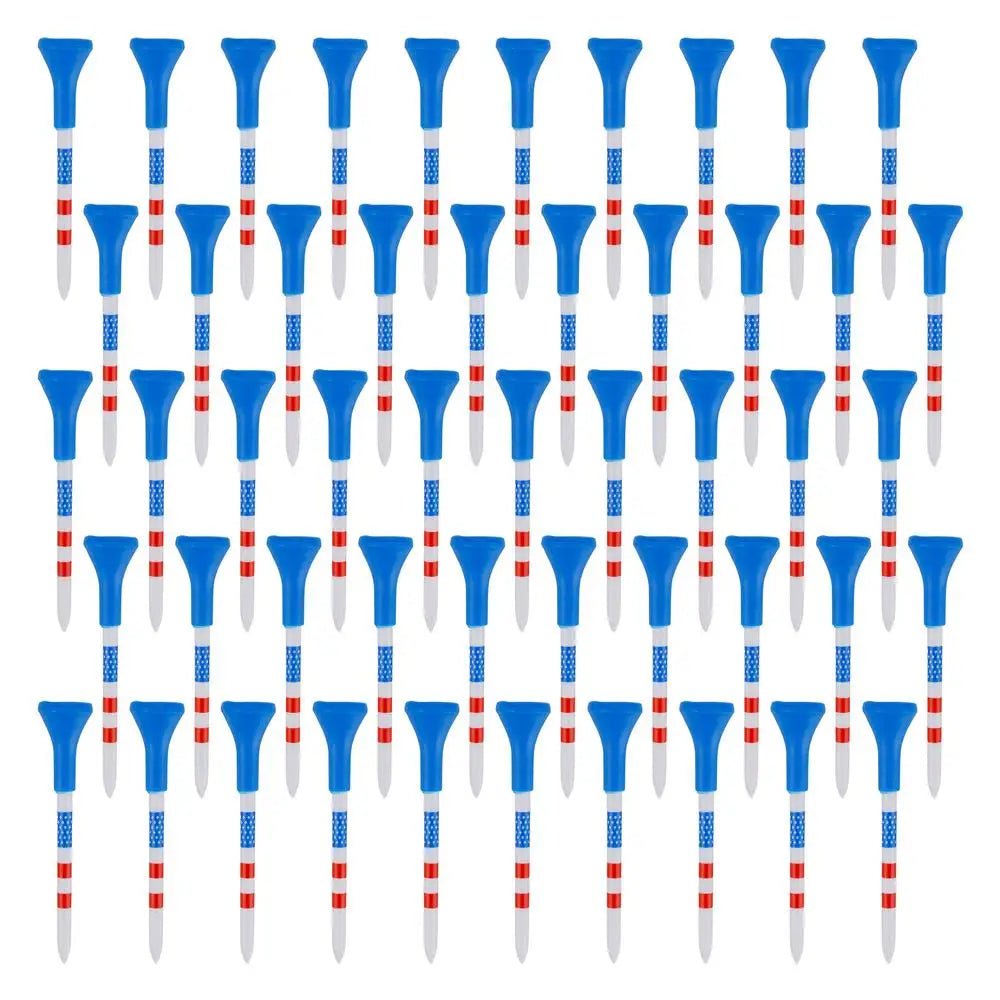 Patriotic Golf Tees – 50 - Pack | Stars & Stripes Design - Four corners - Club Rehab