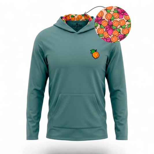 Peach Bellini Performance Hoodie | Lightweight Unisex Moisture-Wicking Athletic Hoodie - S - Club Rehab
