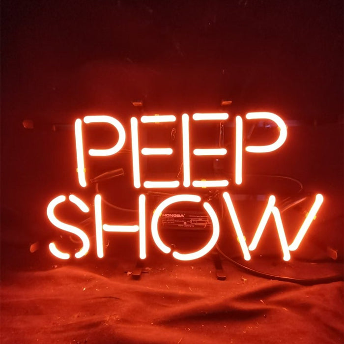 Peep Show Neon Signs - Club Rehab