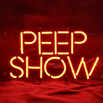 Peep Show Neon Signs - Club Rehab