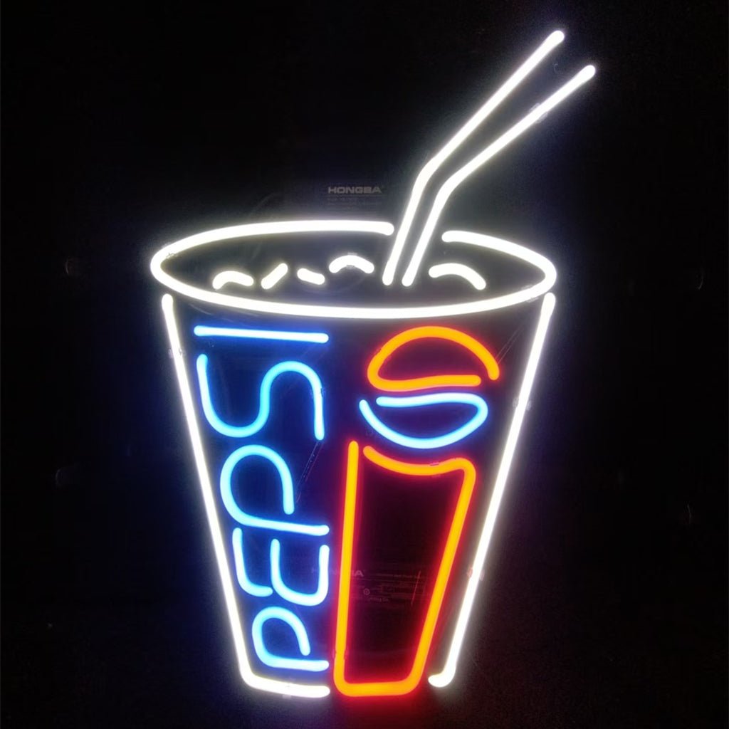 Pepsi Coke Cup Neon Signs Light - Club Rehab