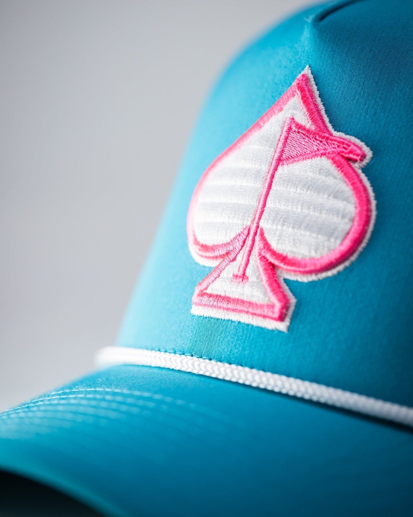 Perforated Rope Hat - Baby Blue - Club Rehab