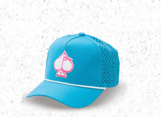 Perforated Rope Hat - Baby Blue - Club Rehab